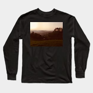 Lenzburg Castle at Sunset Long Sleeve T-Shirt